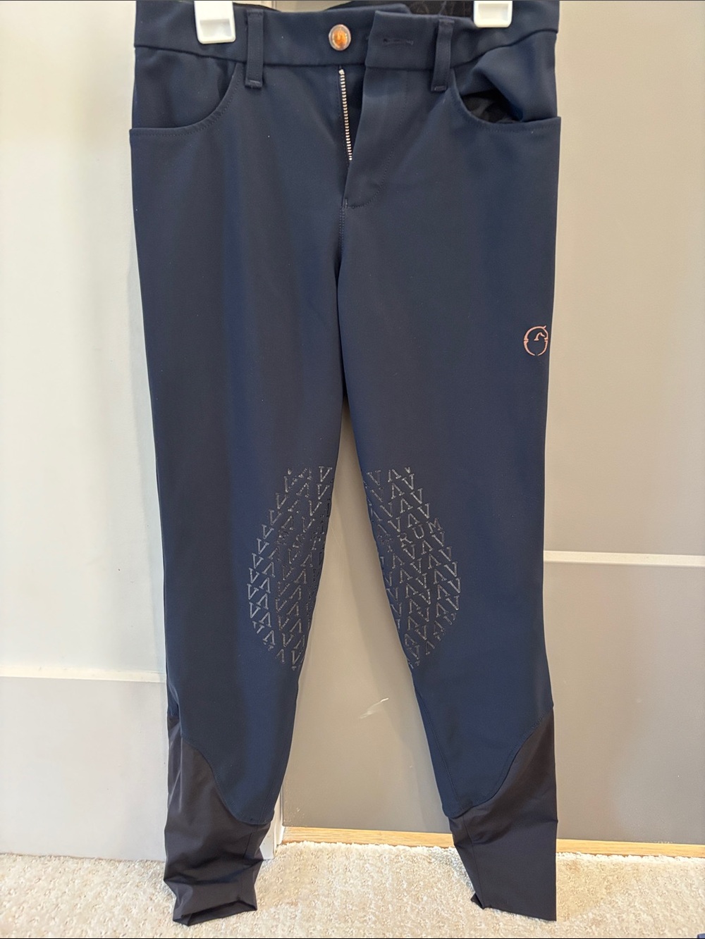 Vestrum Women’s Navy Equestrian Riding Breeches with Grip